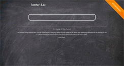 Desktop Screenshot of komtur18.de